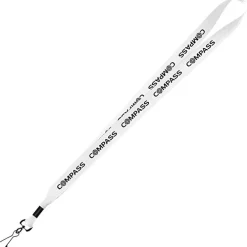 Economy Lanyard - 3/4 inch - Metal Swivel Snap Hook - 24 hr
