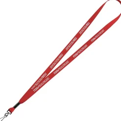 Economy Lanyard - 1/2 inch - Metal Swivel Snap Hook - 24 hr