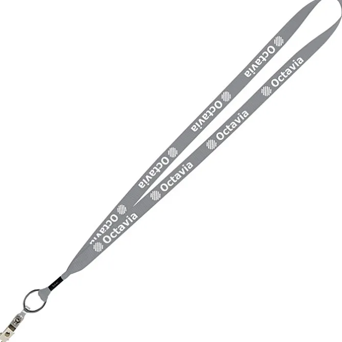 Economy Lanyard - 3/4 inch - Snap with Metal Bulldog Clip