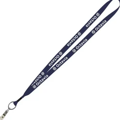 Economy Lanyard - 3/4 inch - Snap with Metal Bulldog Clip
