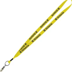 Economy Lanyard - 3/4 inch - Snap with Metal Bulldog Clip - 24 hr
