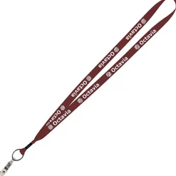 Economy Lanyard - 3/4 inch - Snap with Metal Bulldog Clip - 24 hr