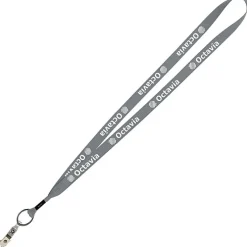 Economy Lanyard - 3/4 inch - Snap with Metal Bulldog Clip - 24 hr