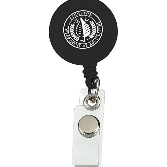 Economy Retractable Badge Holder - Opaque