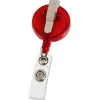 Economy Retractable Badge Holder - Translucent - 24 hr
