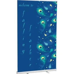 Economy Retractable Fabric Banner Display - 47 1/4 inches