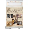 Economy Tabletop Retractable Banner Display - 24 inches - Dry Erase