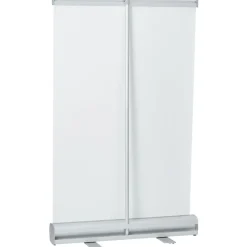 Economy Tabletop Retractable Banner Display - 24 inches - Dry Erase