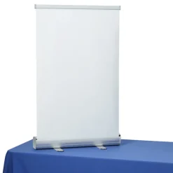 Economy Tabletop Retractable Banner Display - 24 inches - Dry Erase