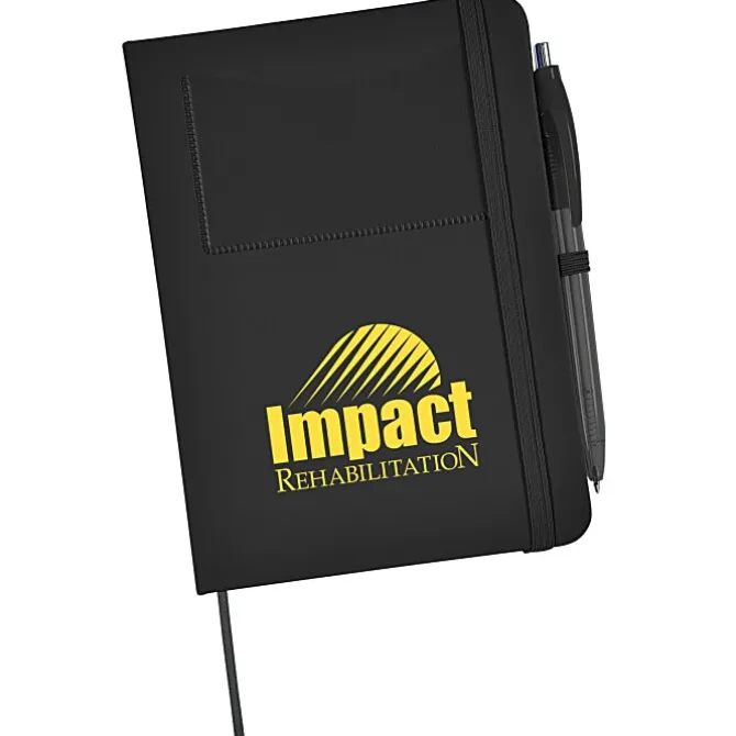Edison Business Card Notebook with Pen