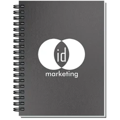 Elite Metallic Paperboard Journal with Pen - 7 inches x 5 inches - 50 sheet