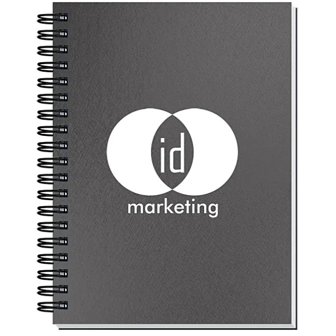 Elite Metallic Paperboard Journal with Pen - 7 inches x 5 inches - 50 sheet