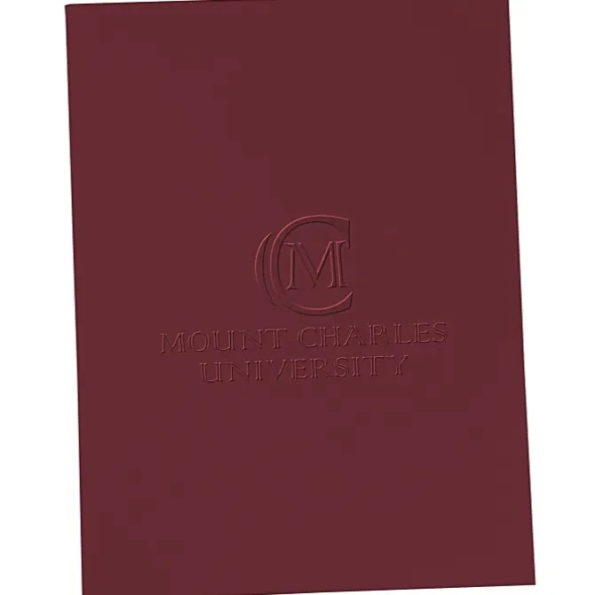 Embossed Linen Paper Folder
