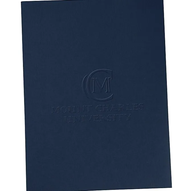 Embossed Linen Paper Folder