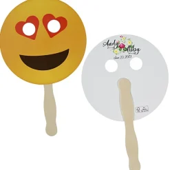 Emoji Hand Fan - Heart - 24 hr