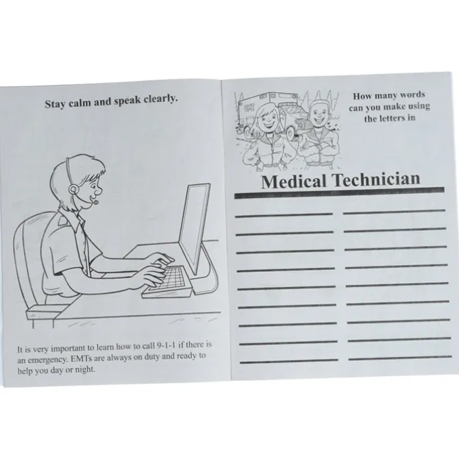 EMT'S Help Save Lives Coloring Book