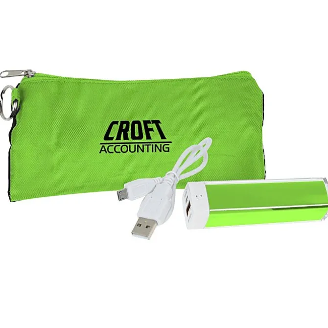 Energize Portable Power Bank with Pouch