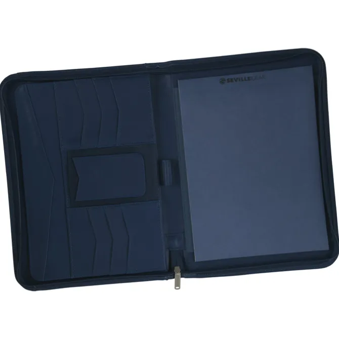 Enterprise Zippered Padfolio - Debossed