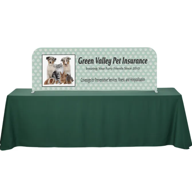 EuroFit Tabletop Display - 2 feet x 6 feet