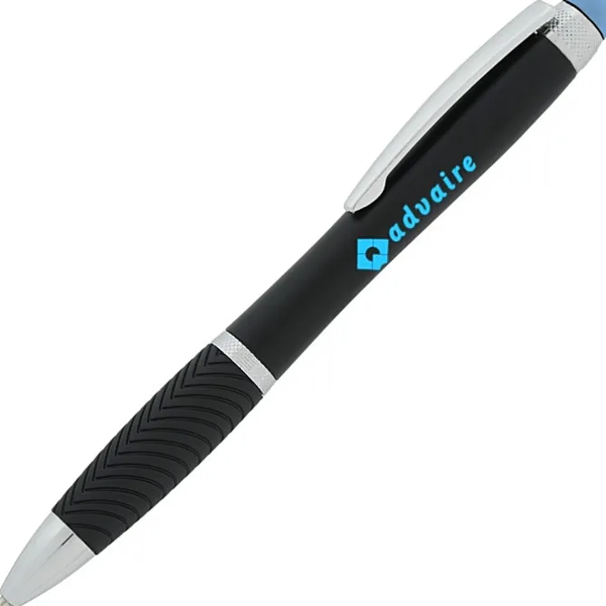 Evantide Light-Up Logo Stylus Twist Pen - Black - 24 hr