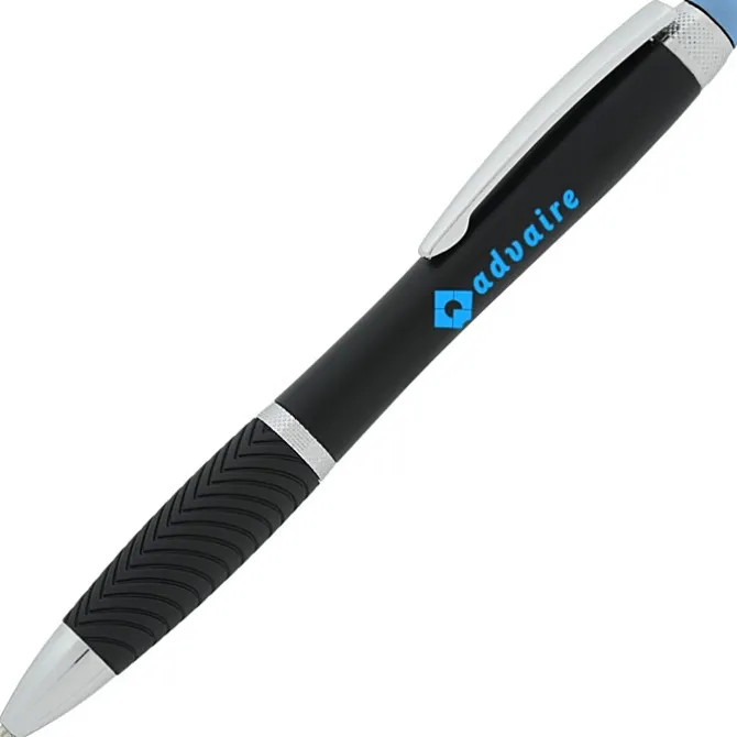 Evantide Light-Up Logo Stylus Twist Pen - Black