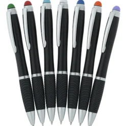 Evantide Light-Up Logo Stylus Twist Pen - Black