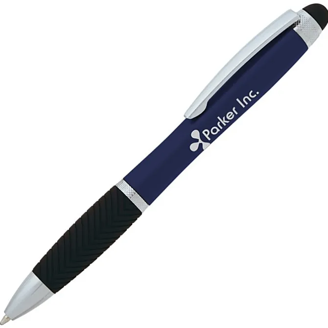 Evantide Light-Up Logo Stylus Twist Pen - Metallic - 24 hr