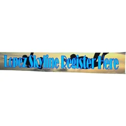 10' Event Tent Quarter Wall Banner - One Sided