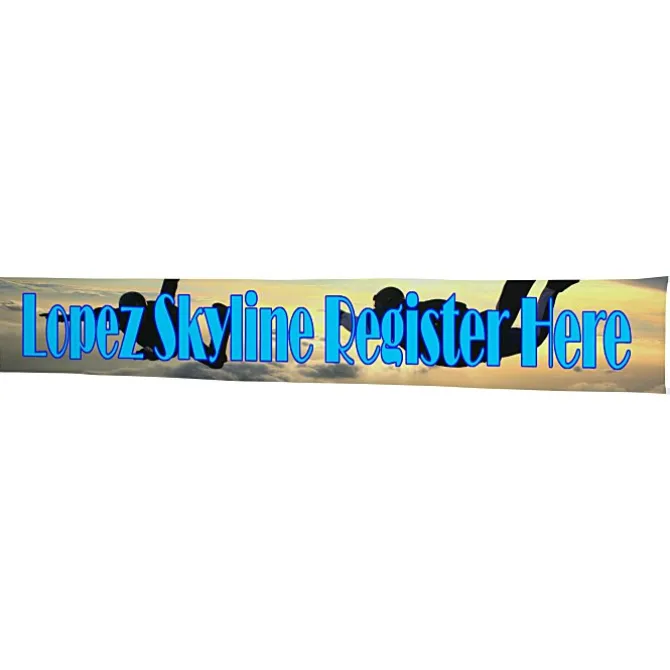 10' Event Tent Quarter Wall Banner - One Sided