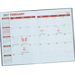 Executive Monthly Planner - Marble - Academic