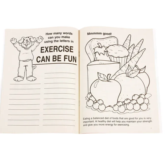 Exercise Can Be Fun Coloring Book