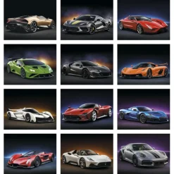 Exotic Sports Cars Calendar - Spiral