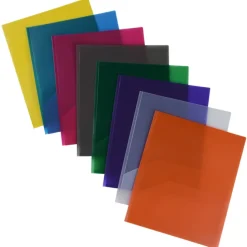 Expandable Twin Pocket Poly Folder - Frost