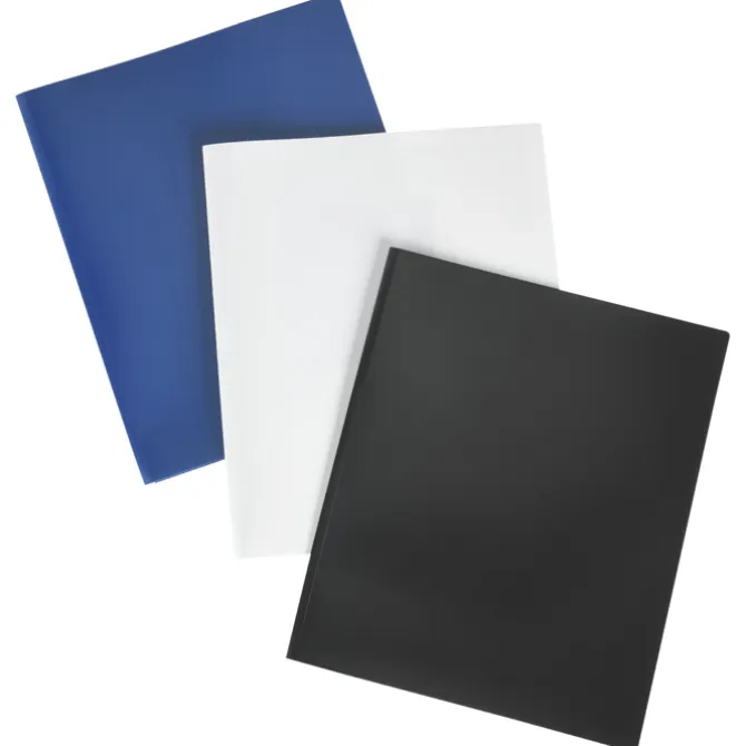 Expandable Twin Pocket Poly Folder - Opaque