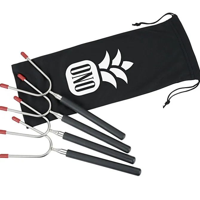 Extendable Roasting Sticks with Carrying Case