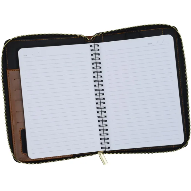 Fabrizio RFID Zip Portfolio Notebook