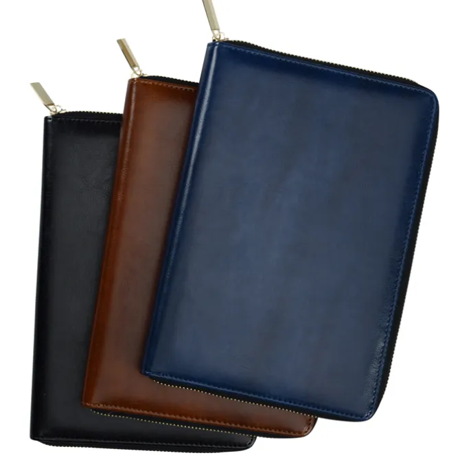 Fabrizio RFID Zip Portfolio Notebook