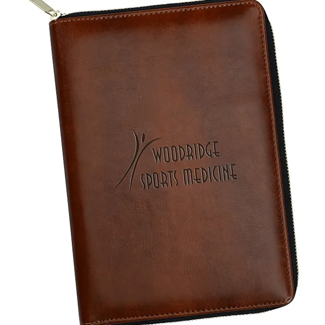 Fabrizio RFID Zip Portfolio Notebook
