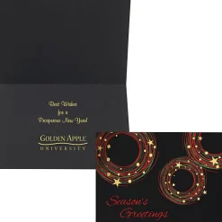 Festive Circles Greeting Card