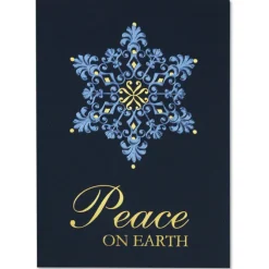 Filigree Snowflake Greeting Card