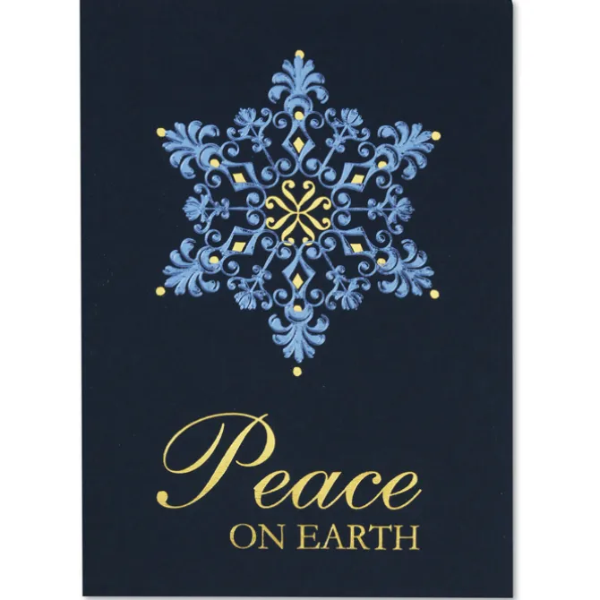 Filigree Snowflake Greeting Card