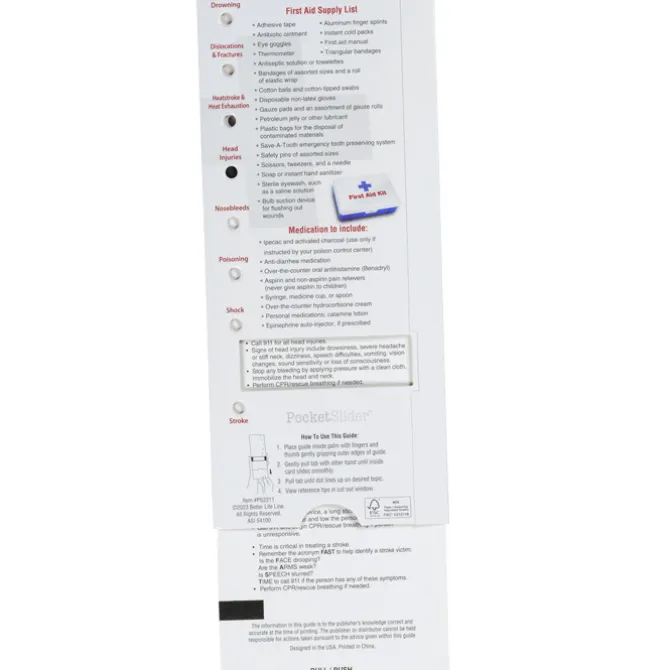 First Aid Pocket Slider