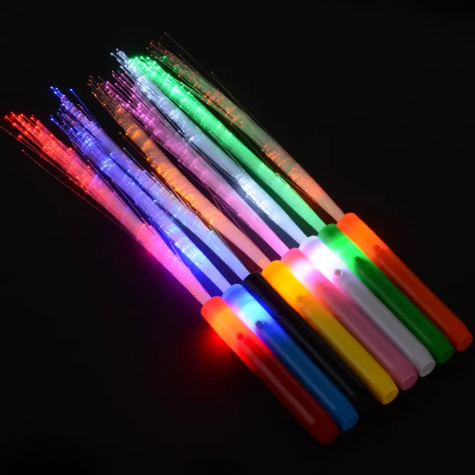 Flashing Fiber Optic Wand