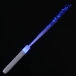 Flashing Fiber Optic Wand - Red, White & Blue