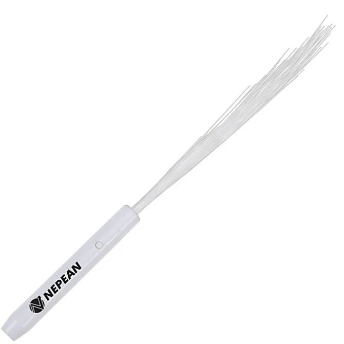 Flashing Fiber Optic Wand - Red, White & Blue