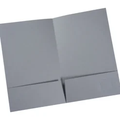Foil Stamped Legal Pocket Folder - Linen