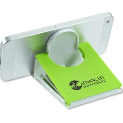 Fold Flat Phone Stand with Microfiber Cloth