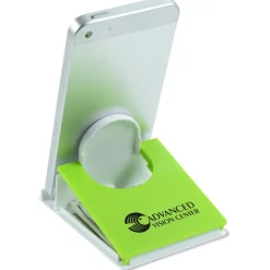 Fold Flat Phone Stand with Microfiber Cloth