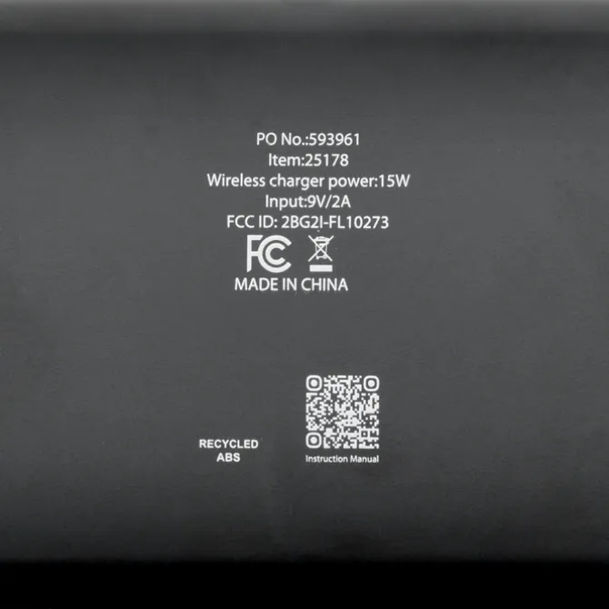 Folding 15W Wireless Charger and Phone Stand