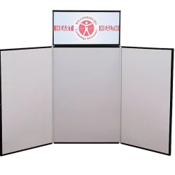 Fold N Go Tabletop Display - 6 feet - Header